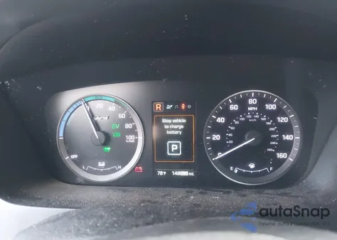 2016 Hyundai Sonata Hybrid Limited from USA, damaged, VIN KMHE34L17GA017631